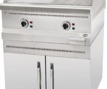 700*700*350 Elektrikli Yarı Oluklu Set Model Izgara