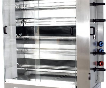 36Lı Piliç Çevirme Makinesi Kollu Model Gazlı