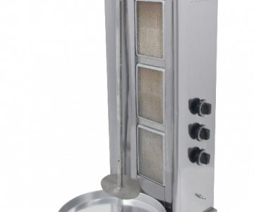 3Lü Ekonomik Döner Makinesi Gazlı